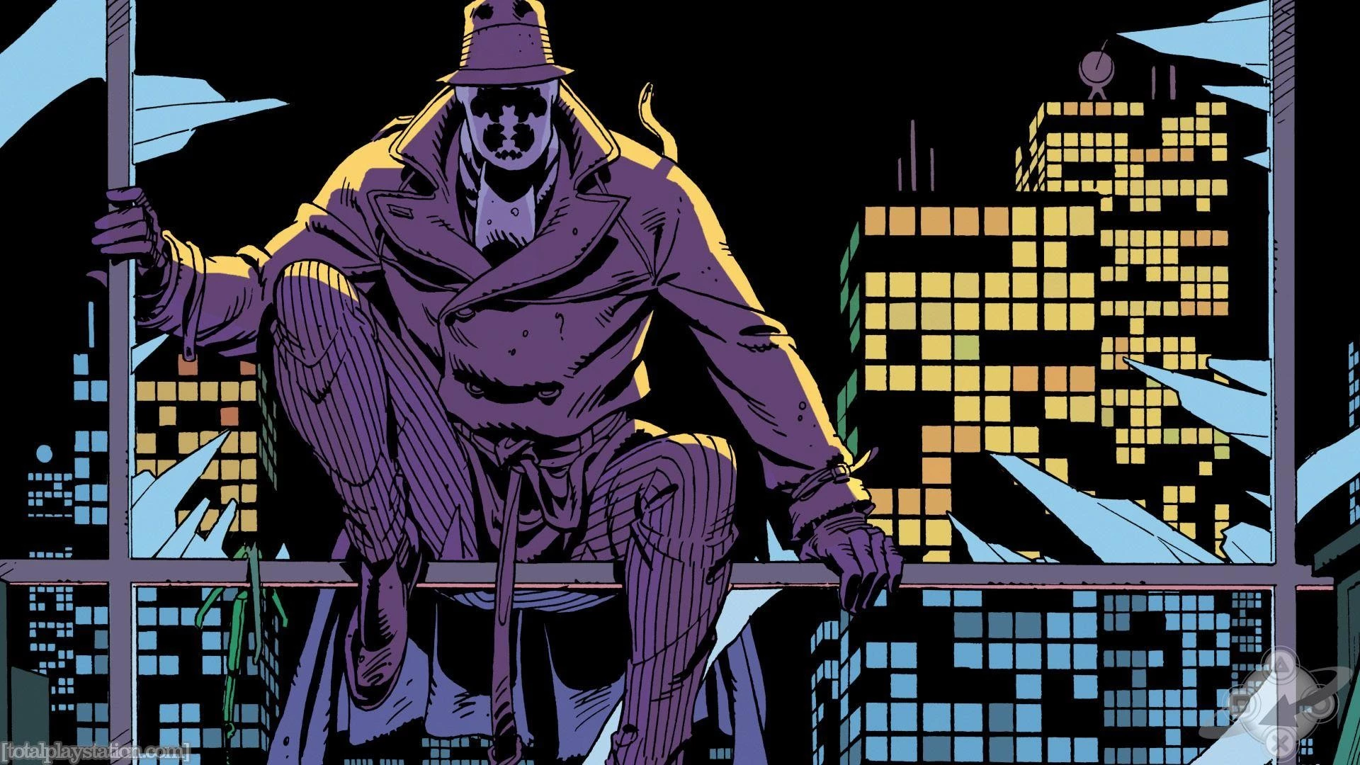 Rorschach from the comic "Watchmen"_.