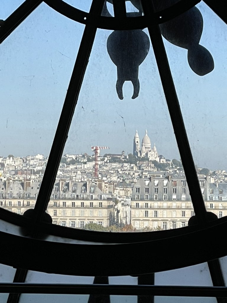Through the grand clock of the d'Orsay