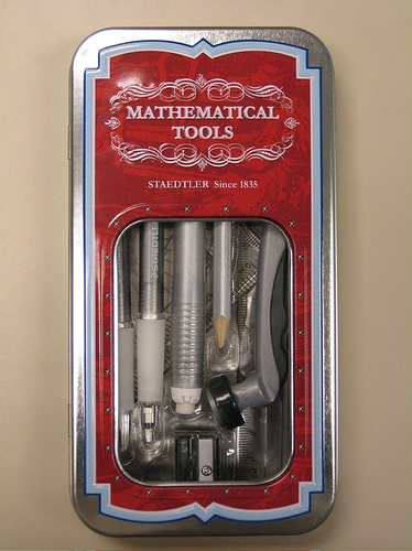 Staedtler Mathematical Tools, in tin case