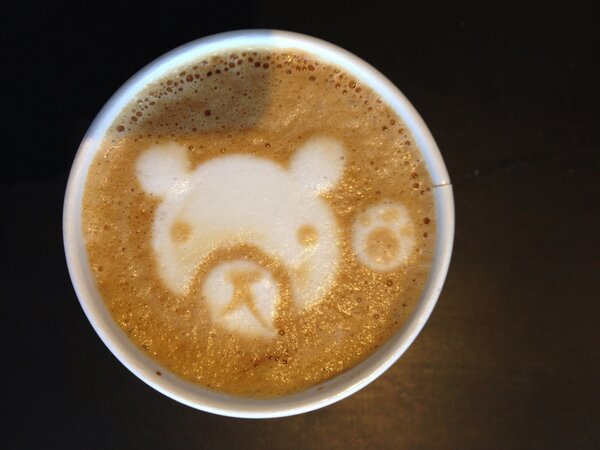A bear latte