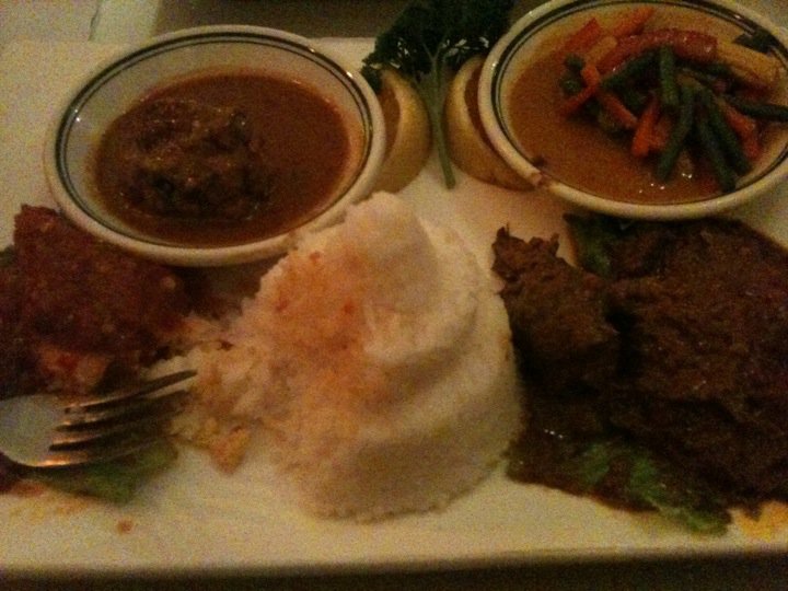 Dinner at Broburdur Indonesian resto in SF&rsquo;s nob hill.