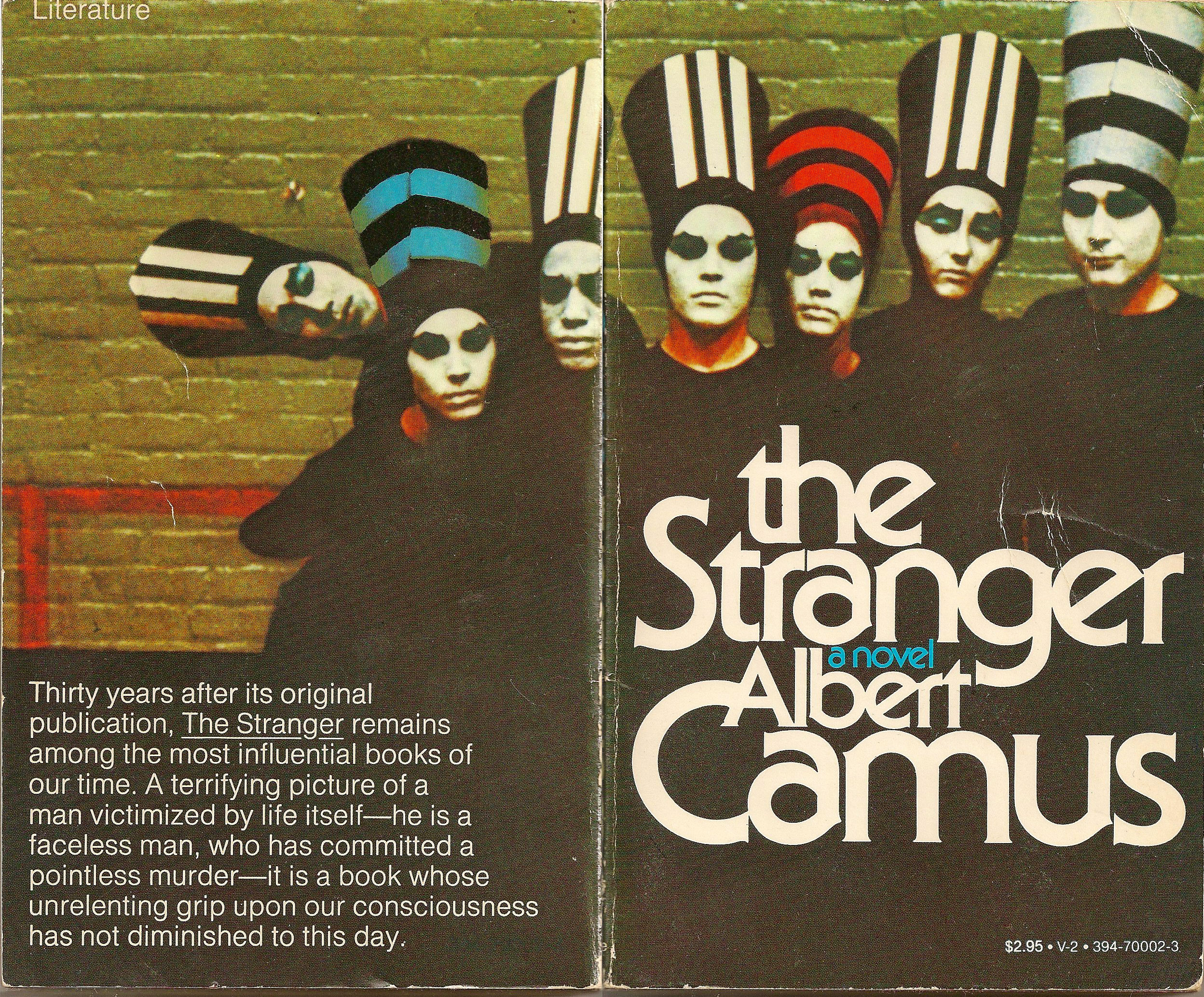 Cover to my copy of "The Stranger"