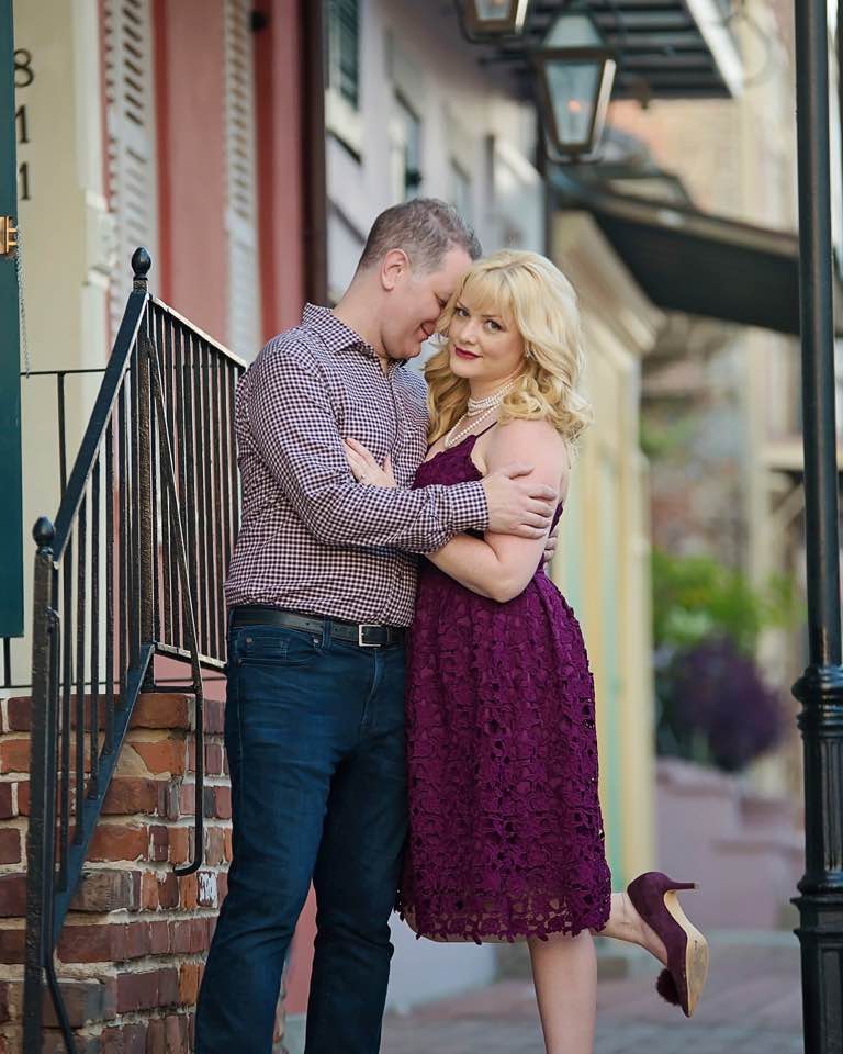 Engagement shoot in the French quarter