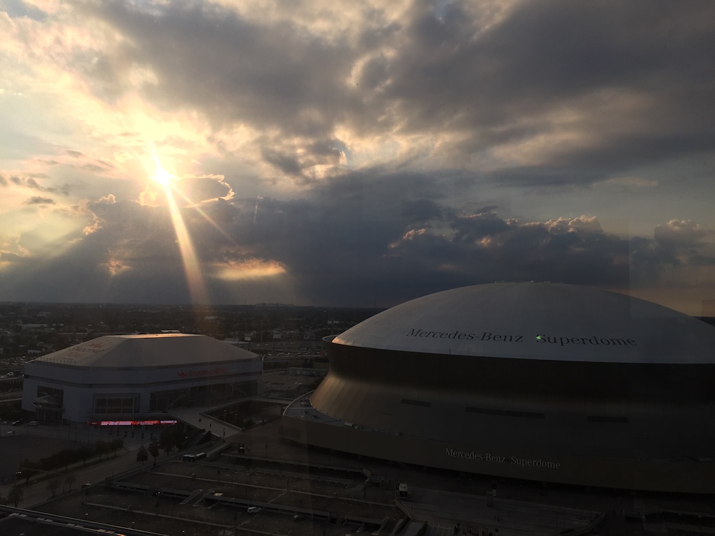 Superdome from Hyatt Regency Hotel New Orleans