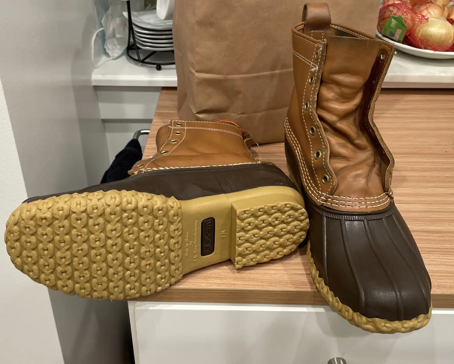 The perennially awesome and water-resistant, L.L. Bean boot