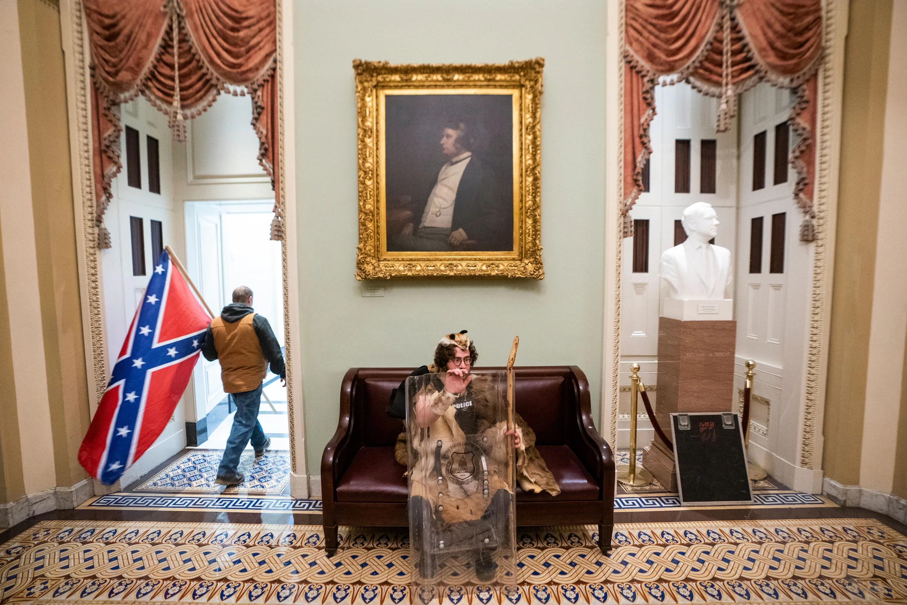 The Confederate Battle Flag, the flag of traitors, flies in the U.S. Capitol