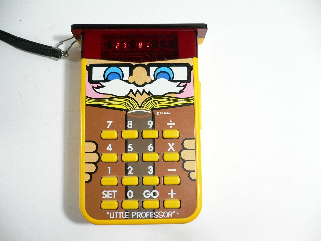 80&rsquo;s era Texas Instruments Little Professor calculator