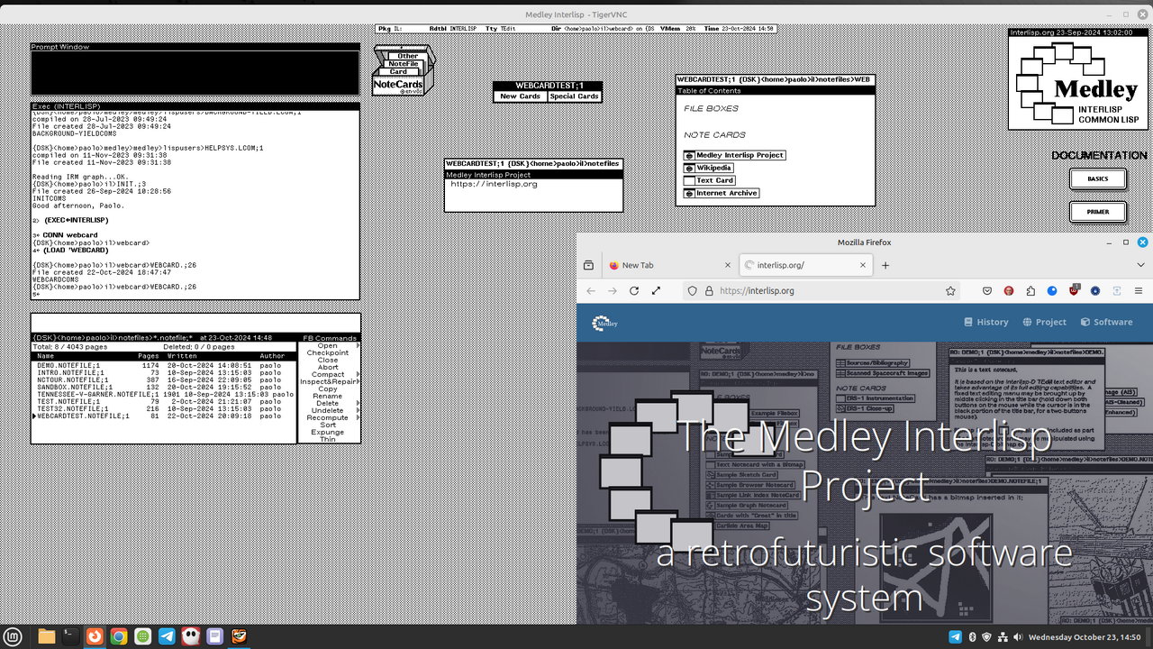 Paolo Amoroso&rsquo;s WebCard extension to Medley Interlisp