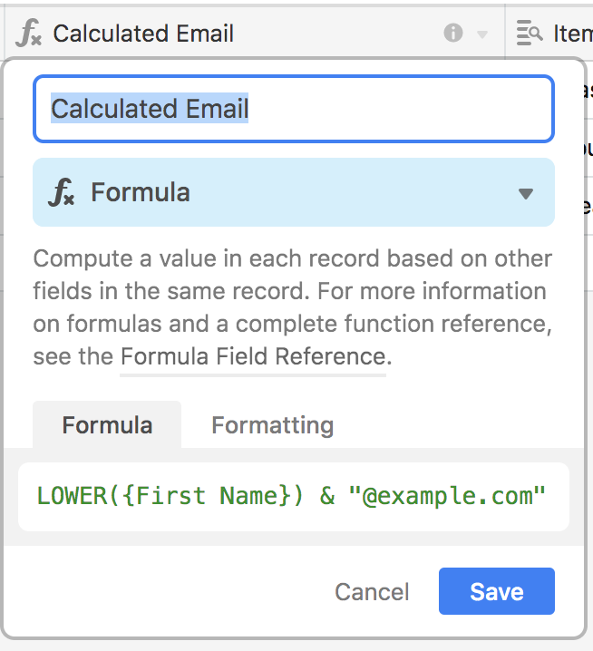 Calculate Email Address
